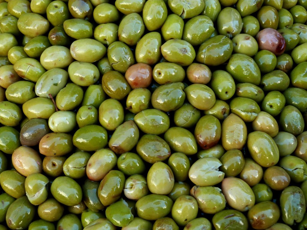 Commerce des olives